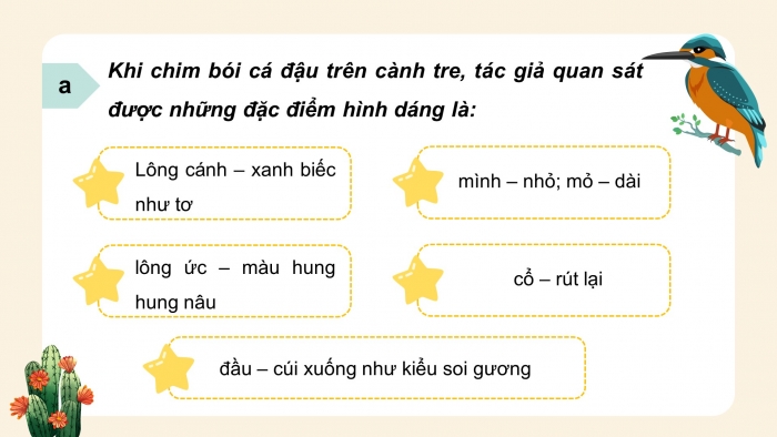 Giáo án điện tử Tiếng Việt 4 chân trời CĐ 7 Bài 8 Viết: Luyện tập quan sát, tìm ý cho bài văn miêu tả con vật