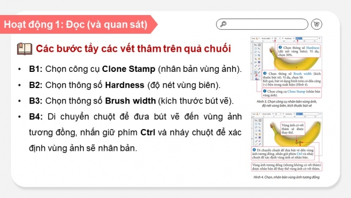 Giáo án điện tử Tin học 8 chân trời Bài 11B: Tẩy, tạo hiệu ứng cho ảnh