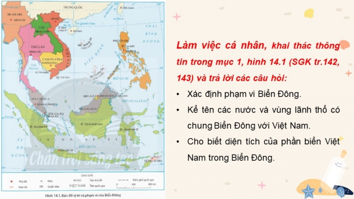 Giáo án điện tử Địa lí 8 chân trời Bài 14: Vị trí địa lí Biển Đông, các vùng biển của Việt Nam