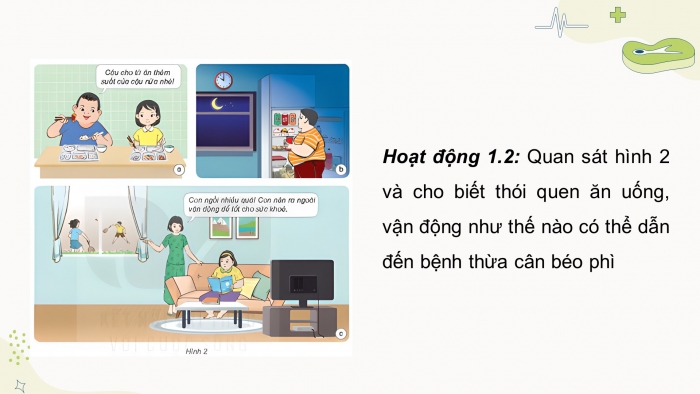 Giáo án điện tử Khoa học 4 kết nối Bài 25: Một số bệnh liên quan đến dinh dưỡng