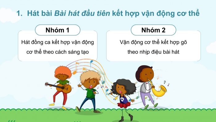 Giáo án điện tử Âm nhạc 4 chân trời CĐ8 Tiết 4: Nhà ga âm nhạc