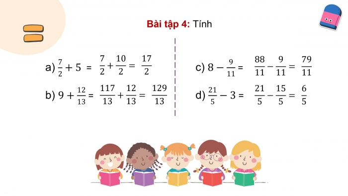 Giáo án điện tử Toán 4 cánh diều Bài 79: Luyện tập chung