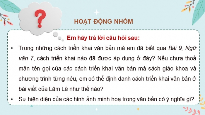 Giáo án điện tử Ngữ văn 8 kết nối Bài 9 Đọc 2: Choáng ngợp và đau đớn những cảnh báo từ loạt phim “Hành tinh của chúng ta”