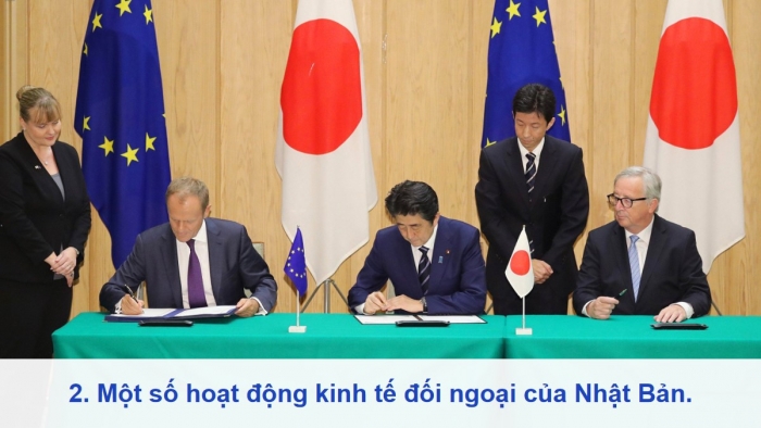 Giáo án điện tử Địa lí 11 kết nối Bài 25: Thực hành: Viết báo cáo về hoạt động kinh tế đối ngoại của Nhật Bản