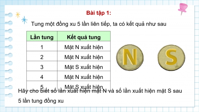 Giáo án điện tử Toán 4 cánh diều Bài 89: Kiểm đếm số lần xuất hiện của một sự kiện