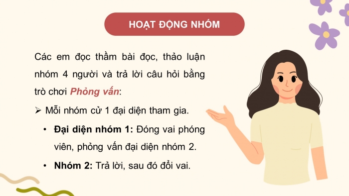 Giáo án điện tử Tiếng Việt 4 cánh diều Bài 16 Đọc 3: Phong trào Kế hoạch nhỏ