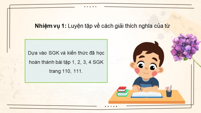 Giáo án điện tử Ngữ văn 11 kết nối Bài 9 TH tiếng Việt: Cách giải thích nghĩa của từ