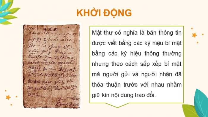 Giáo án điện tử Tiếng Việt 4 cánh diều Bài 17 Đọc 4: Bức mật thư