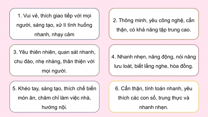 Giáo án điện tử HĐTN 8 chân trời (bản 2) Chủ đề 7: Tìm hiểu nghề phổ biến trong xã hội hiện đại - Hoạt động 3