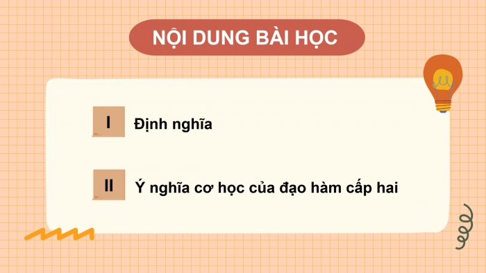 Giáo án điện tử Toán 11 cánh diều Chương 7 Bài 3: Đạo hàm cấp hai