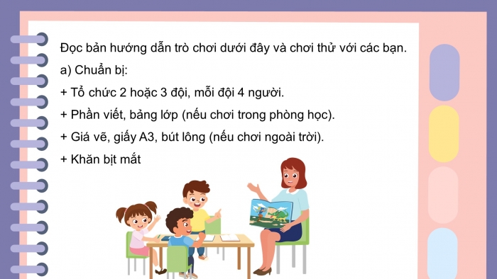 Giáo án điện tử Tiếng Việt 4 cánh diều Bài 17 Góc sáng tạo: Vẽ tiếp sức; Tự đánh giá: Lời thì thầm của khu vườn