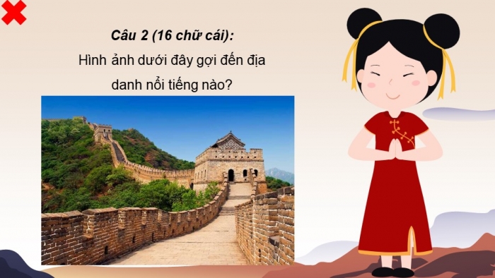 Giáo án điện tử Địa lí 11 chân trời Bài 25: Vị trí địa lí, điều kiện tự nhiên, dân cư và xã hội Trung Quốc (P1)