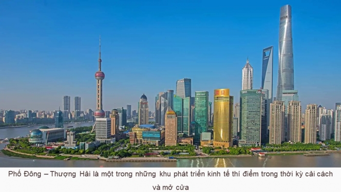 Giáo án điện tử Địa lí 11 chân trời Bài 26: Kinh tế Trung Quốc (P1)