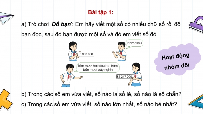 Giáo án điện tử Toán 4 cánh diều Bài 92: Ôn tập về số tự nhiên và các phép tính với số tự nhiên