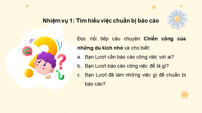 Giáo án điện tử Tiếng Việt 4 cánh diều Bài 16 Viết 1: Viết báo cáo