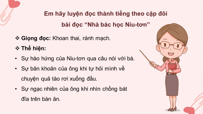 Giáo án điện tử Tiếng Việt 4 cánh diều Bài 18 Đọc 3: Nhà bác học Niu-tơn