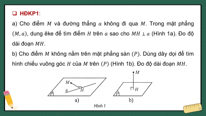 Giáo án điện tử Toán 11 chân trời Chương 8 Bài 4: Khoảng cách trong không gian