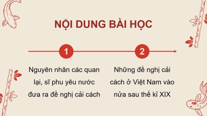 Giáo án điện tử Lịch sử 8 chân trời Bài 22: Trào lưu cải cách ở Việt Nam nửa cuối thế kỉ XIX