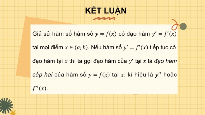 Giáo án điện tử Toán 11 cánh diều Chương 7 Bài 3: Đạo hàm cấp hai