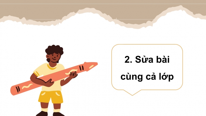 Giáo án điện tử Tiếng Việt 4 cánh diều Bài 17 Viết 2: Trả bài viết báo cáo