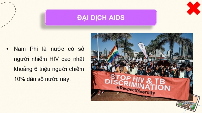 Giáo án điện tử Địa lí 11 chân trời Bài 29: Vị trí địa lí, điều kiện tự nhiên, dân cư và xã hội Cộng hoà Nam Phi (P1)