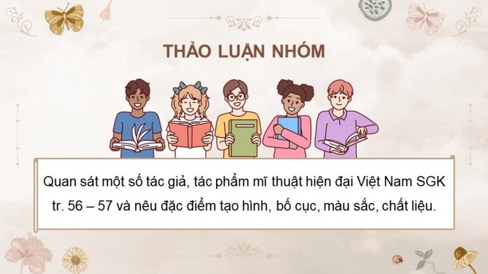 Giáo án điện tử Mĩ thuật 8 chân trời (bản 2) Bài 13: Mĩ thuật tạo hình hiện đại Việt Nam