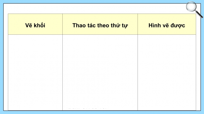 Giáo án điện tử Toán 11 chân trời HĐ thực hành và trải nghiệm Bài 1: Vẽ hình khối bằng phần mềm GeoGebra. Làm kính 3D để quan sát ảnh nổi