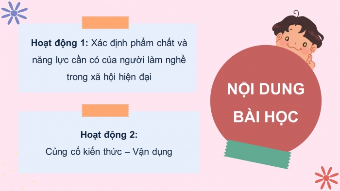 Giáo án điện tử HĐTN 8 chân trời (bản 2) Chủ đề 7: Tìm hiểu nghề phổ biến trong xã hội hiện đại - Hoạt động 3