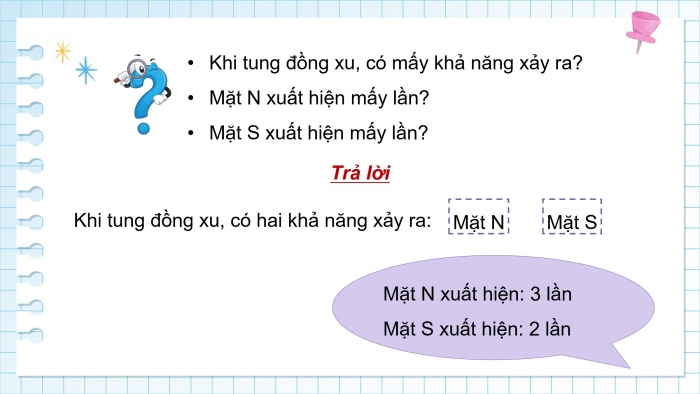 Giáo án điện tử Toán 4 cánh diều Bài 89: Kiểm đếm số lần xuất hiện của một sự kiện