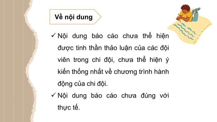 Giáo án điện tử Tiếng Việt 4 cánh diều Bài 17 Viết 2: Trả bài viết báo cáo