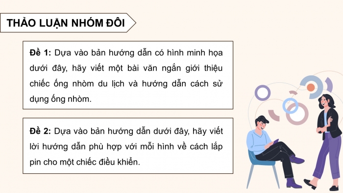 Giáo án điện tử Tiếng Việt 4 cánh diều Bài 17 Viết 3: Viết hướng dẫn sử dụng một sản phẩm; Nói và nghe 2: Trao đổi: Em đọc sách báo
