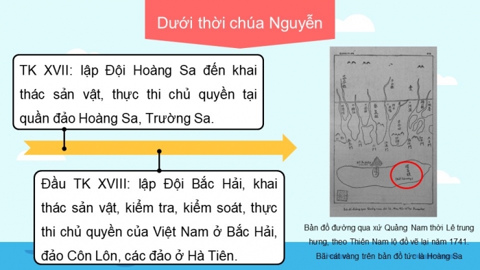 Giáo án điện tử Lịch sử 11 cánh diều Bài 13: Việt Nam và Biển Đông (P2)