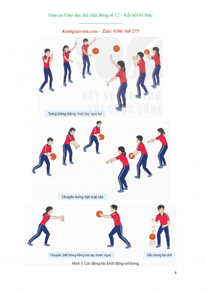 Giáo án thể dục 12 bóng rổ kết nối tri thức