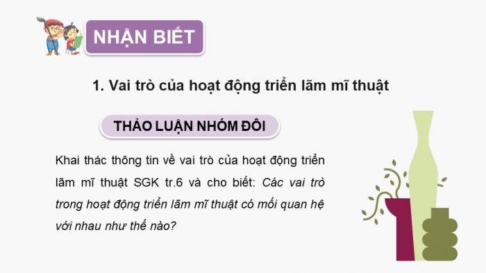 Giáo án Powerpoint Mĩ thuật 12 kết nối tri thức 