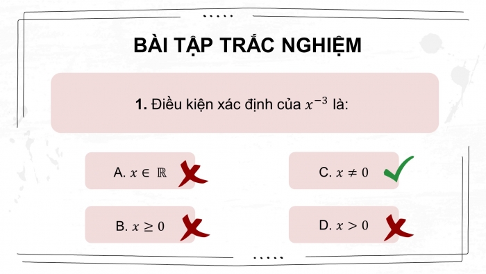 Giáo án điện tử Toán 11 cánh diều: Bài tập cuối chương 6