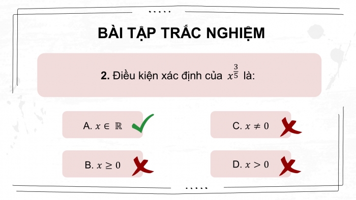 Giáo án điện tử Toán 11 cánh diều: Bài tập cuối chương 6