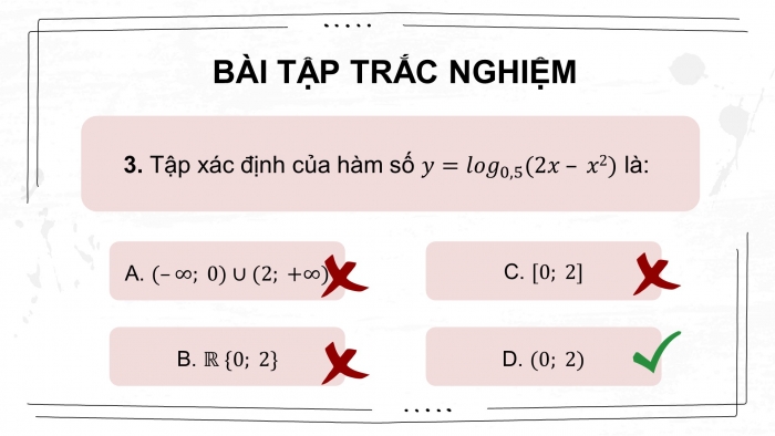 Giáo án điện tử Toán 11 cánh diều: Bài tập cuối chương 6