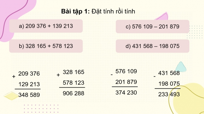 Giáo án powerpoint dạy thêm Toán 4 chân trời Bài 43: Em làm được những gì?