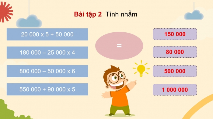 Giáo án powerpoint dạy thêm Toán 4 chân trời Bài 44: Nhân với số có một chữ số