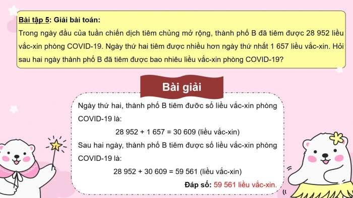 Giáo án powerpoint dạy thêm Toán 4 chân trời Bài 40: Phép cộng các số tự nhiên