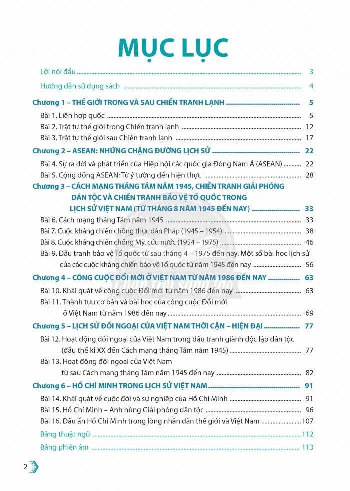 Tải PDF shs Lịch sử 12 Chân trời sáng tạo 