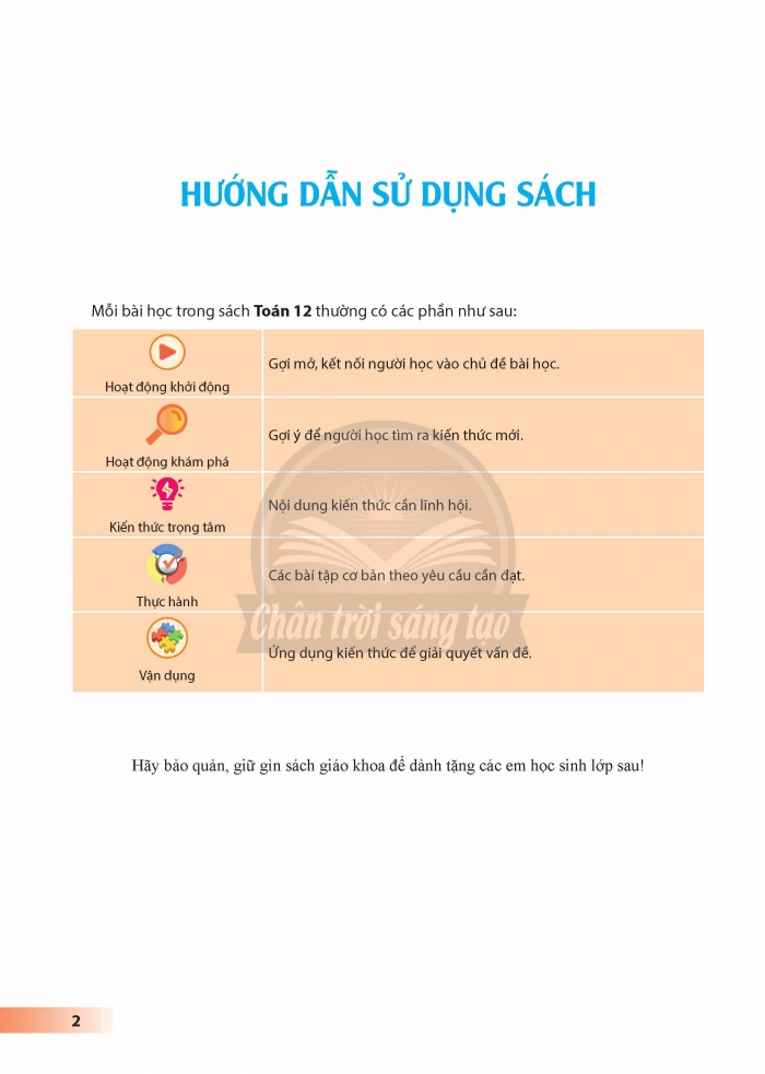 Tải PDF shs Toán 12 Chân trời sáng tạo tập 1