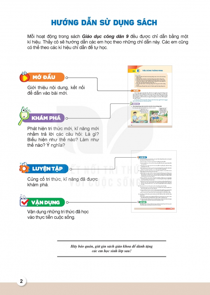 Tải PDF shs Giáo dục công dân 9 Kết nối tri thức