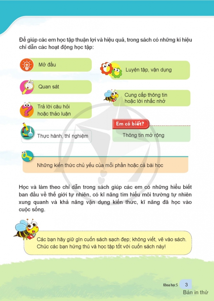 Tải PDF shs Khoa học 5 Cánh diều