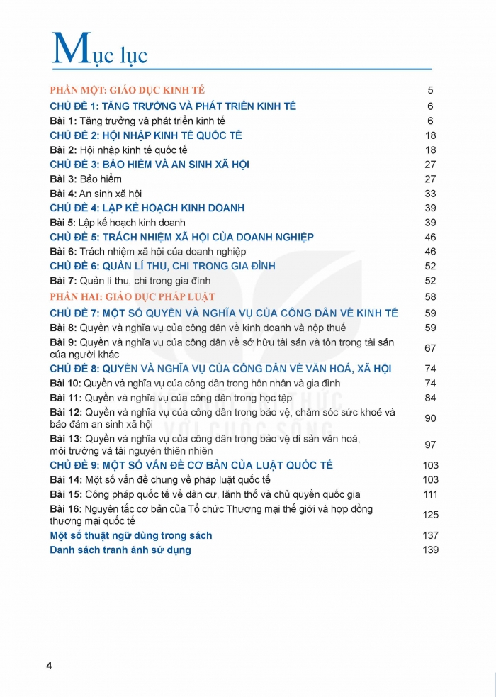 Tải PDF shs Giáo dục kinh tế và pháp luật 12 Kết nối tri thức