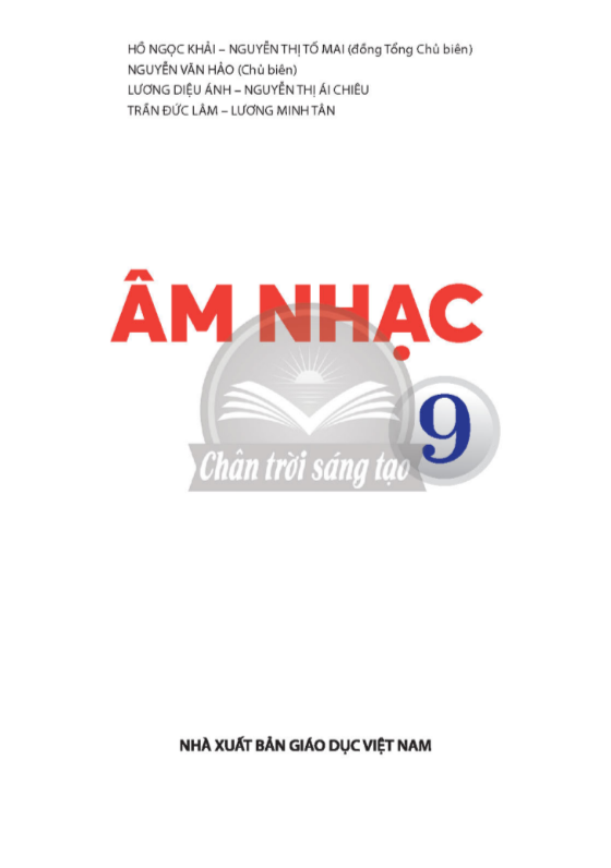 Tải PDF shs âm nhạc 9 Chân trời sáng tạo
