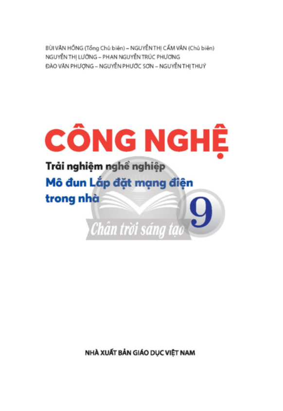 Tải PDF shs Công nghệ 9 - Lắp đặt mạch điện trong nhà Chân trời sáng tạo