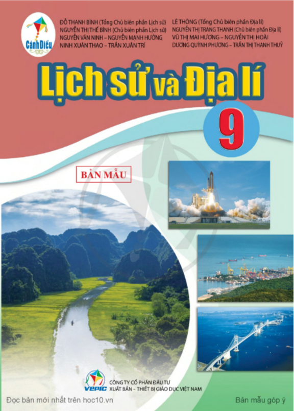 Tải PDF shs Lịch sử và địa lí 9 Cánh diều