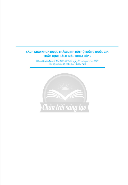 Tải PDF shs Lịch sử và địa lí 5 Chân trời sáng tạo