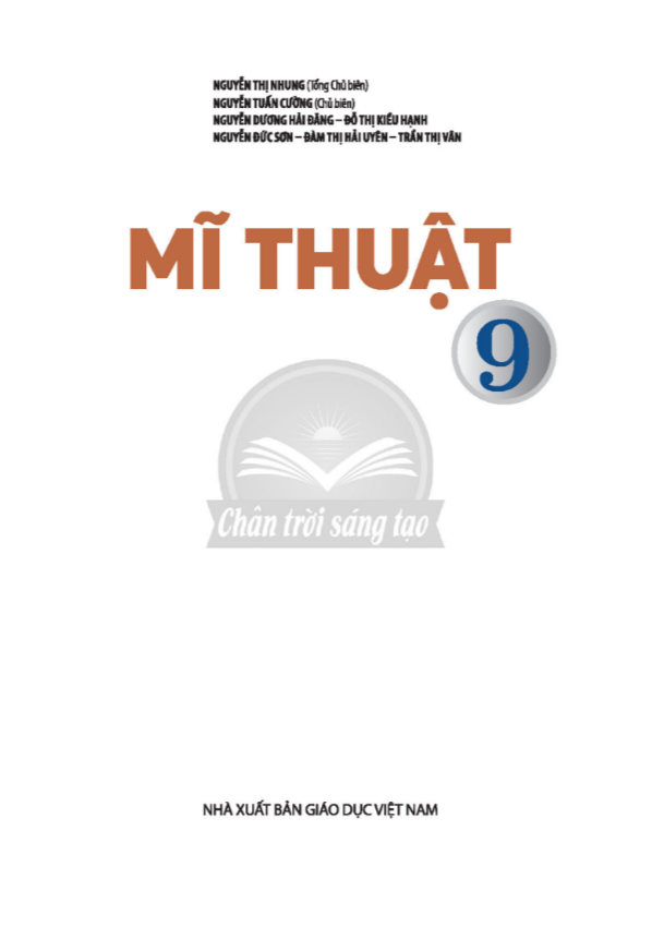 Tải PDF shs mĩ thuật 9 bản 1 Chân trời sáng tạo